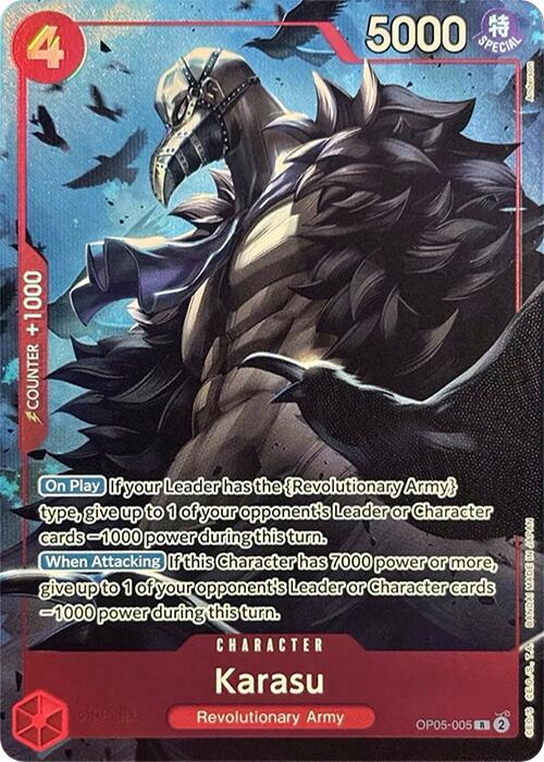 Karasu (Premium Card Collection -Best Selection Vol. 2-) [One Piece Promotion Cards] | Cards and Coasters CA