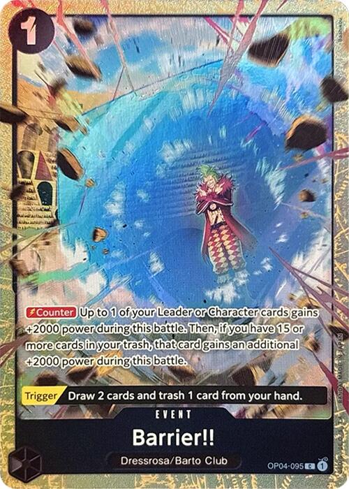 Barrier!! (Premium Card Collection -Best Selection Vol. 2-) [One Piece Promotion Cards] | Cards and Coasters CA