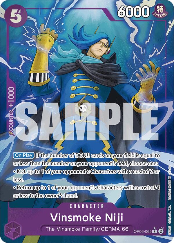 Vinsmoke Niji (OP06-065) (Full Art) [Premium Booster -The Best-] | Cards and Coasters CA