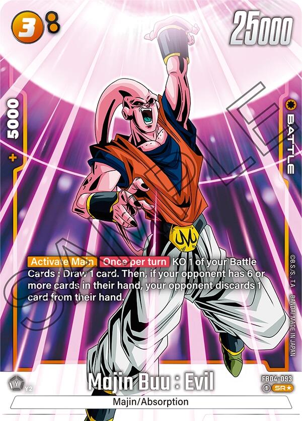 Majin Buu : Evil (FB04-093) (Alternate Art) [Ultra Limit] | Cards and Coasters CA