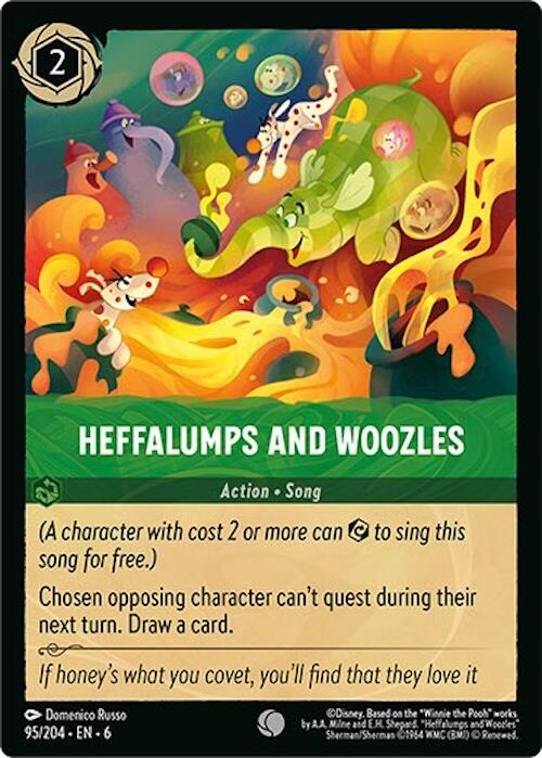 Heffalumps and Woozles (95/204) [Azurite Sea] | Cards and Coasters CA