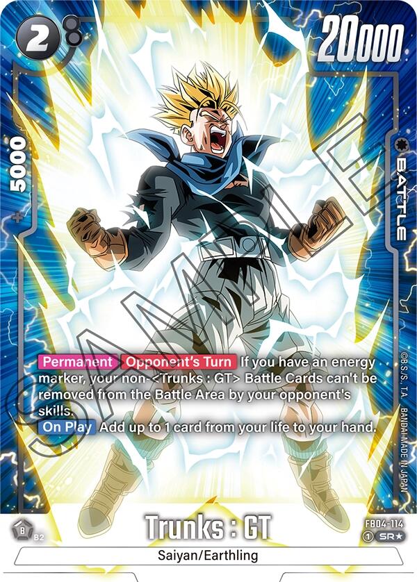 Trunks : GT-(FB04-114) (Alternate Art) [Ultra Limit] | Cards and Coasters CA