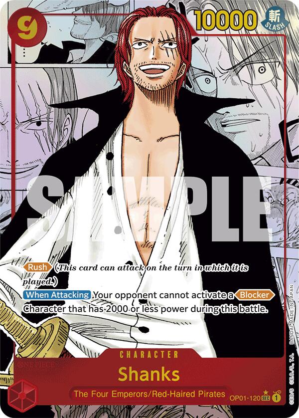 Shanks (Manga) [Premium Booster -The Best-] | Cards and Coasters CA