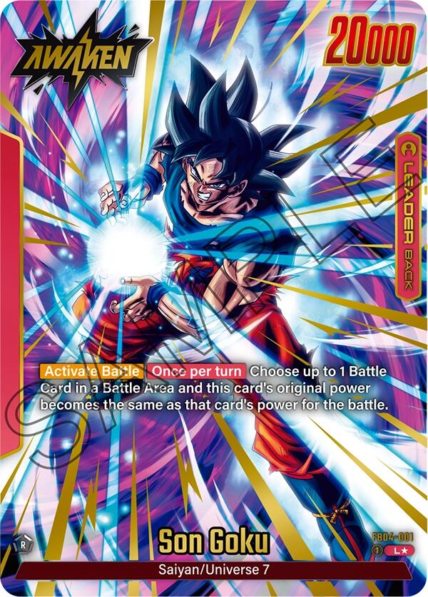 Son Goku (FB04-001) (Alternate Art) [Ultra Limit] | Cards and Coasters CA