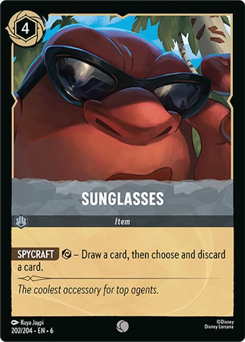 Sunglasses (202/204) [Azurite Sea] | Cards and Coasters CA