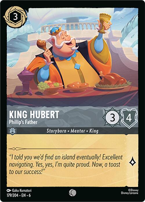 King Hubert - Phillip's Father (179/204) [Azurite Sea] | Cards and Coasters CA