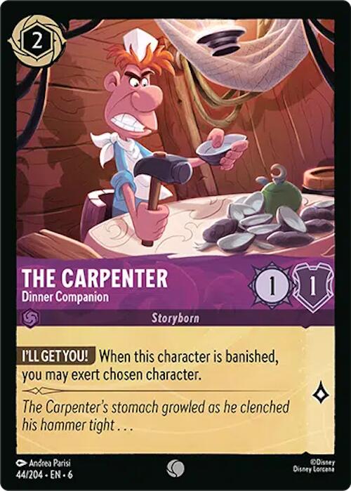 The Carpenter - Dinner Companion (44/204) [Azurite Sea] | Cards and Coasters CA