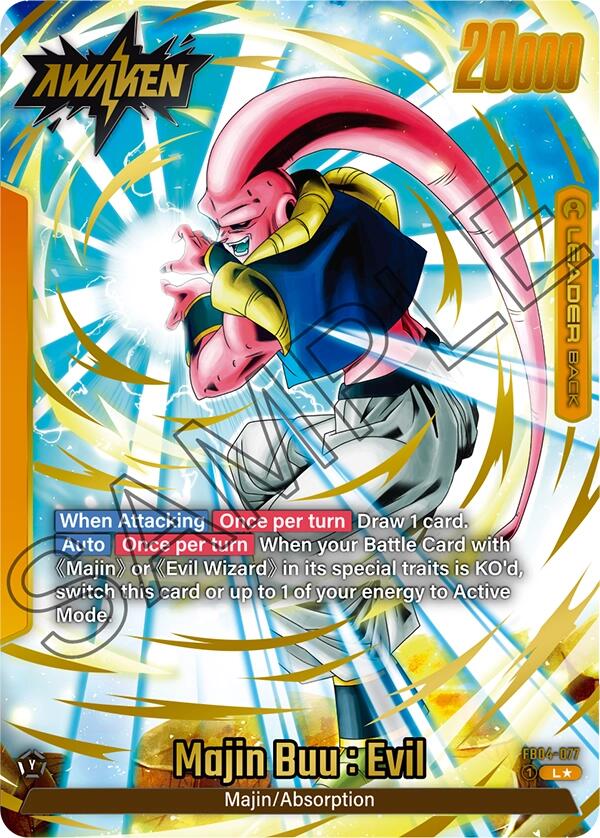 Majin Buu : Evil (FB04-077) (Alternate Art) [Ultra Limit] | Cards and Coasters CA