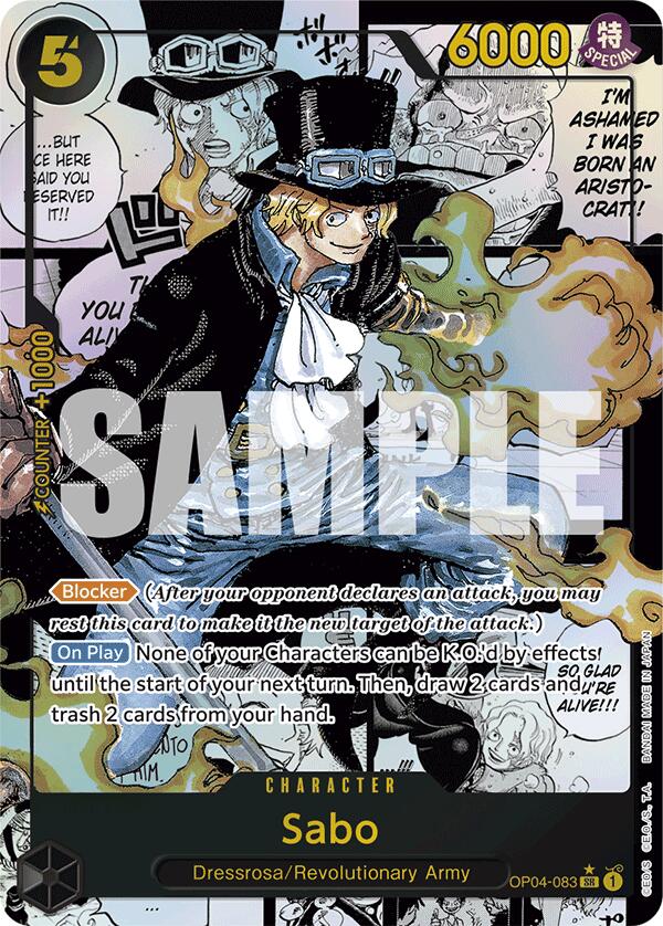 Sabo (OP04-083) (Manga) [Premium Booster -The Best-] | Cards and Coasters CA