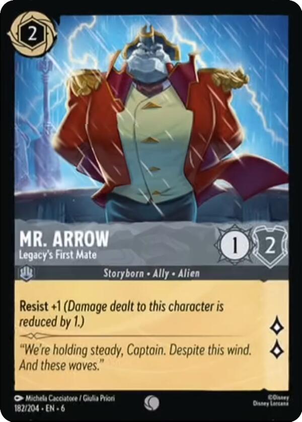 Mr. Arrow - Legacy's First Mate (182/204) [Azurite Sea] | Cards and Coasters CA