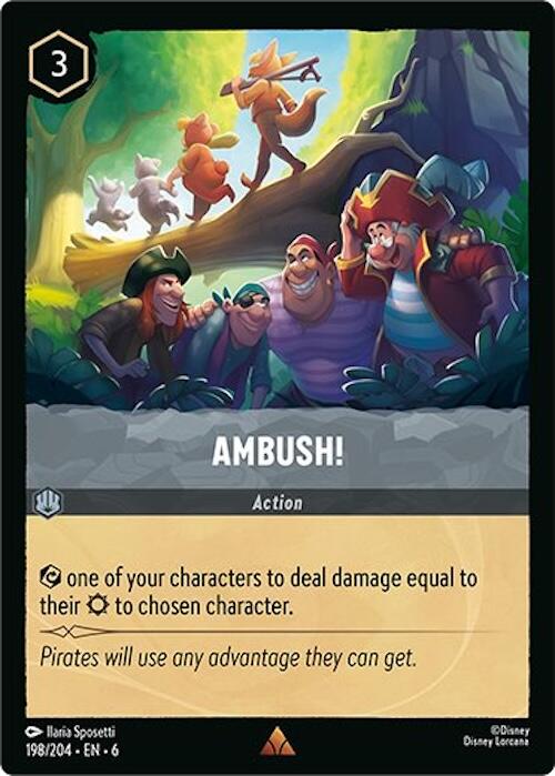 Ambush! (198/204) [Azurite Sea] | Cards and Coasters CA