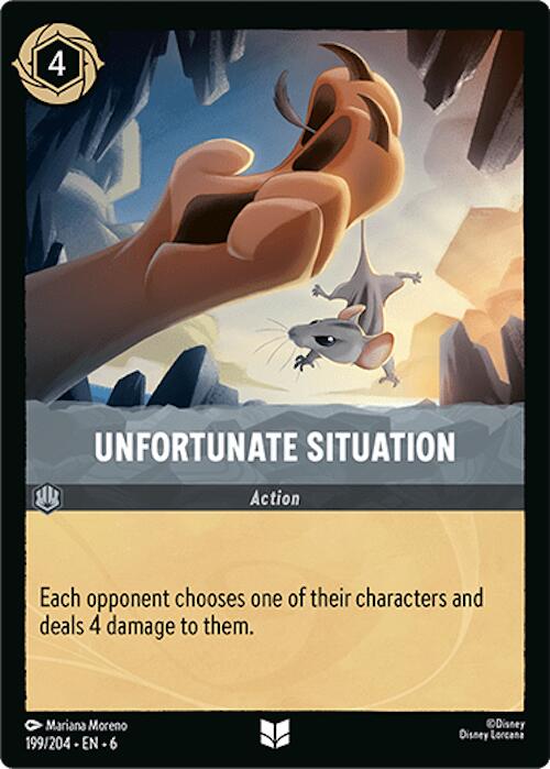 Unfortunate Situation (199/204) [Azurite Sea] | Cards and Coasters CA