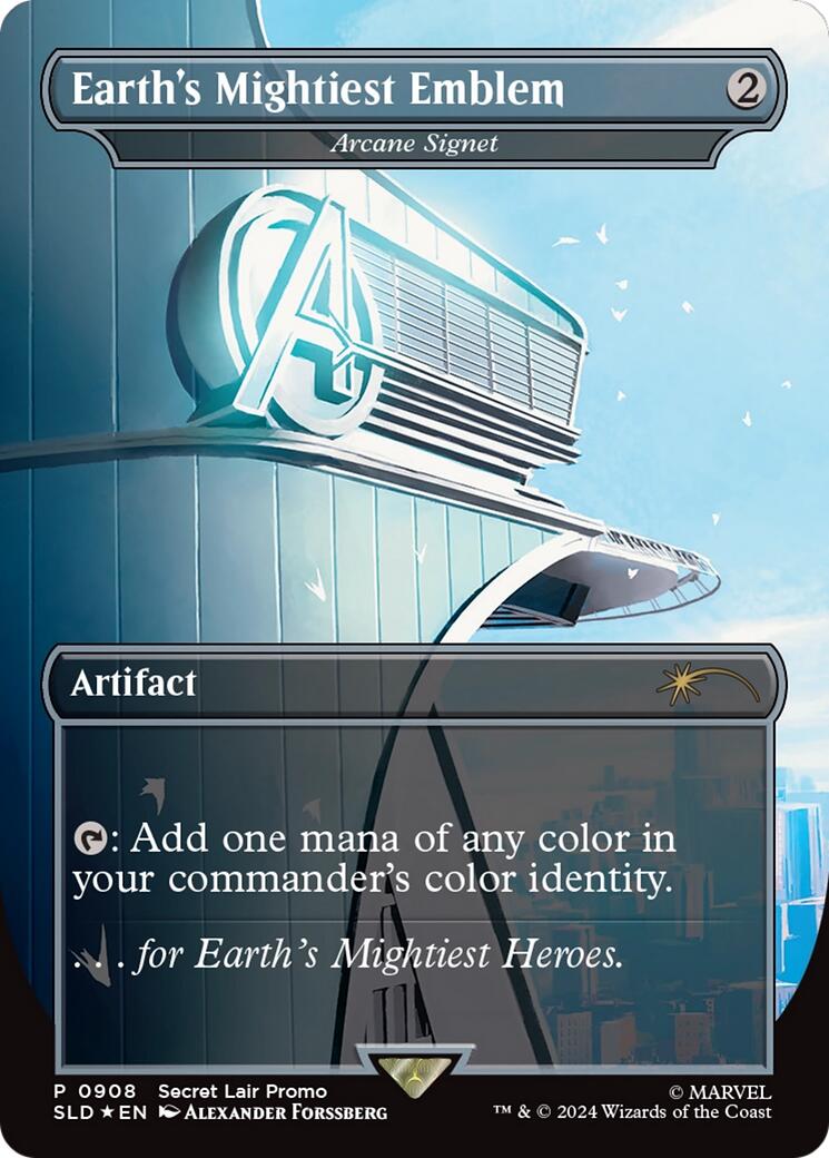 Earth's Mightiest Emblem - Arcane Signet [Secret Lair Drop Series] | Cards and Coasters CA