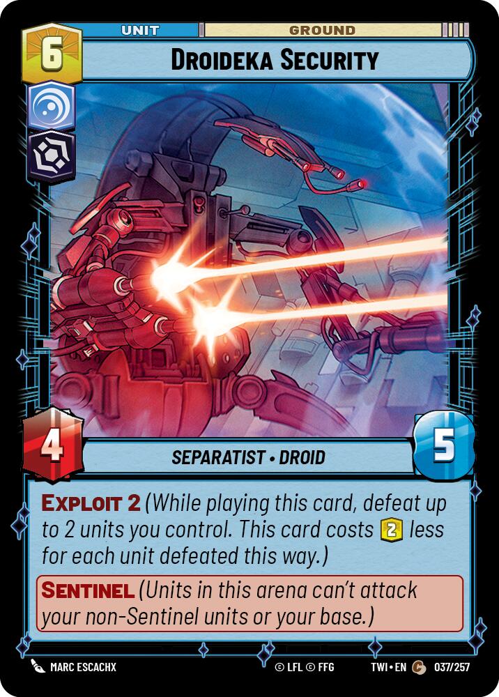Droideka Security (037/257) (037/257) [Twilight of the Republic] | Cards and Coasters CA