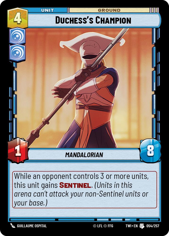 Duchess's Champion (054/257) (054/257) [Twilight of the Republic] | Cards and Coasters CA