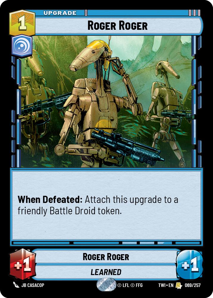 Roger Roger (069/257) (069/257) [Twilight of the Republic] | Cards and Coasters CA