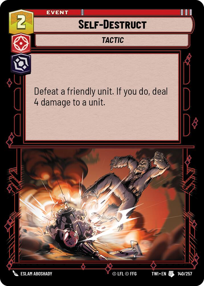 Self-Destruct (140/257) (140/257) [Twilight of the Republic] | Cards and Coasters CA