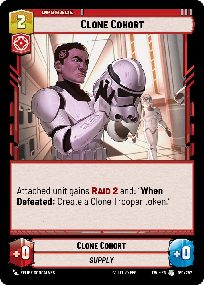 Clone Cohort (169/257) (169/257) [Twilight of the Republic] | Cards and Coasters CA