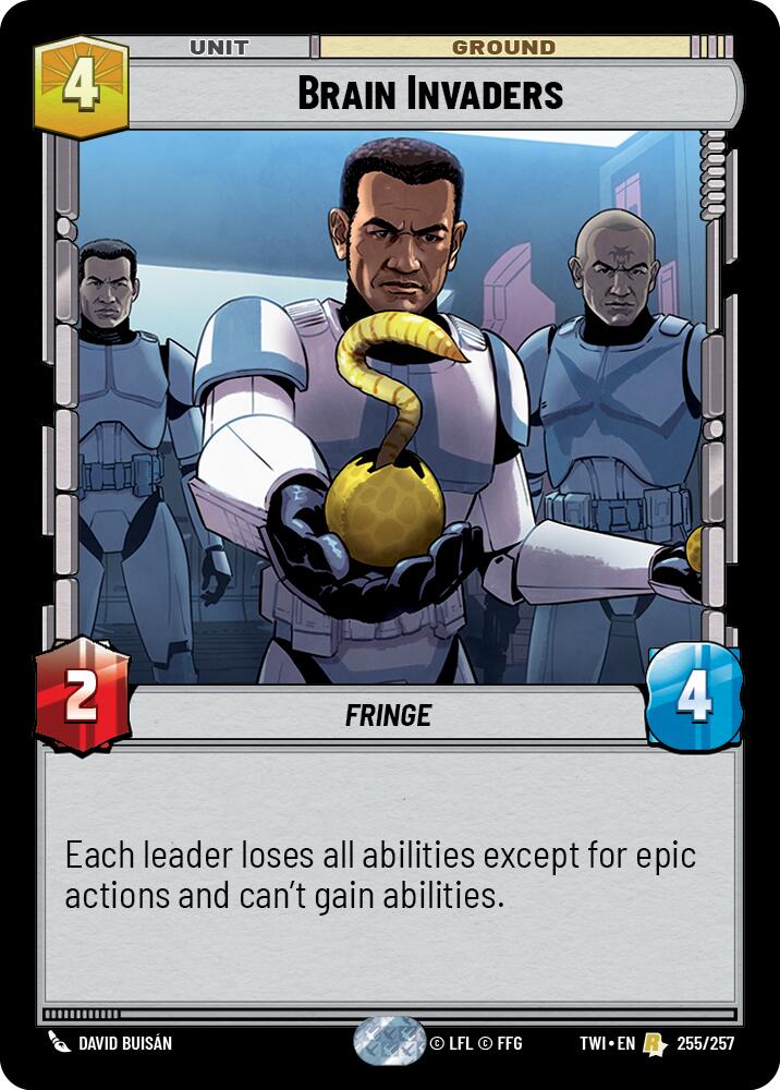 Brain Invaders (255/257) (255/257) [Twilight of the Republic] | Cards and Coasters CA