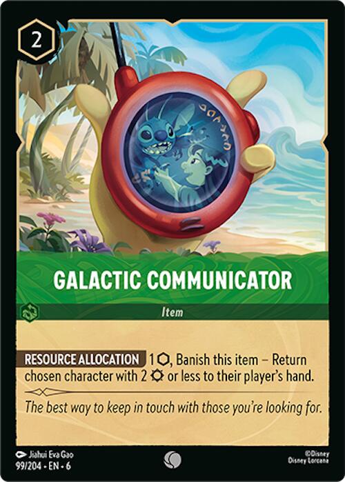 Galactic Communicator (99/204) [Azurite Sea] | Cards and Coasters CA