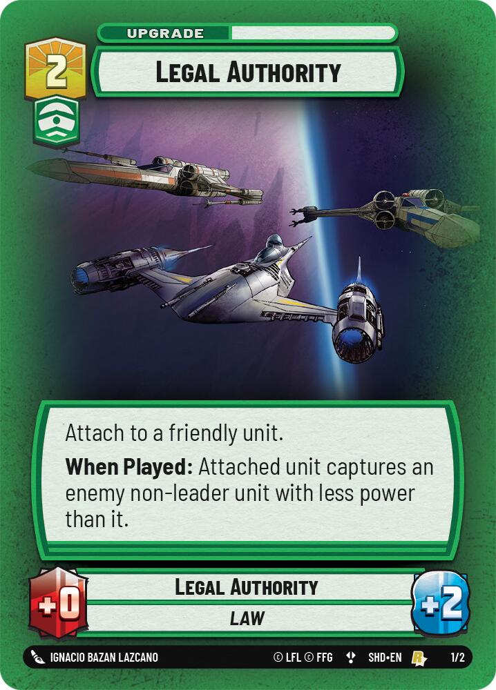 Legal Authority (1/2) (1/2) [Store Showdown Promos] | Cards and Coasters CA