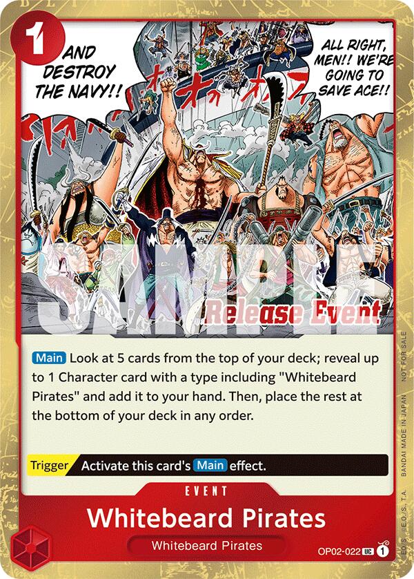 Whitebeard Pirates (ST15 - ST20 Release Event Winner Pack) [One Piece Promotion Cards] | Cards and Coasters CA