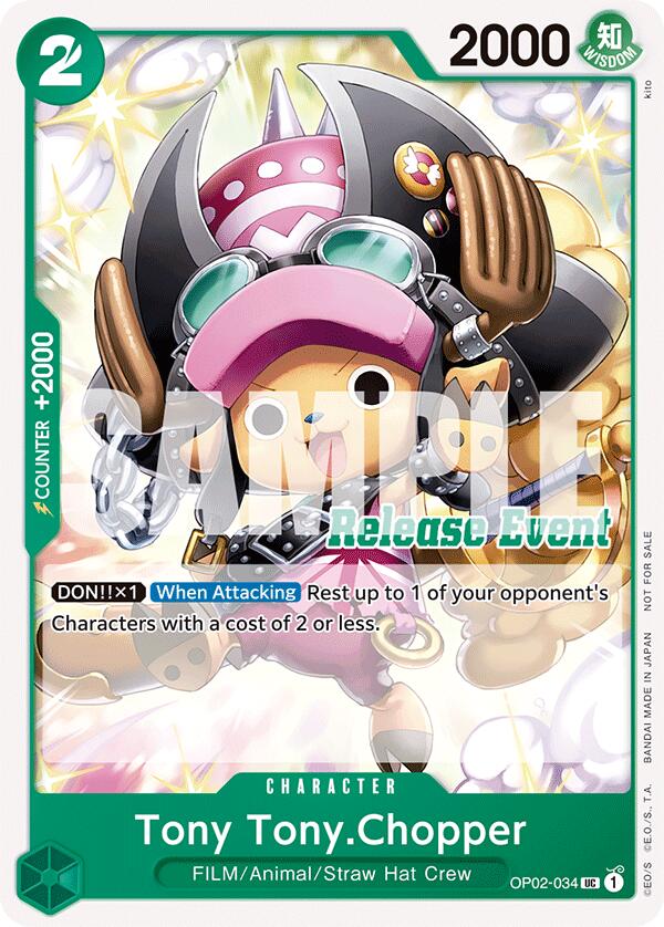 Tony Tony.Chopper (ST15 - ST20 Release Event Pack) [One Piece Promotion Cards] | Cards and Coasters CA