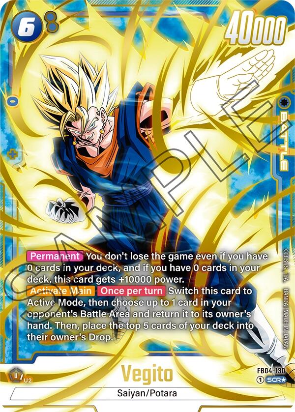Vegito (FB04-130) (Alternate Art) [Ultra Limit] | Cards and Coasters CA