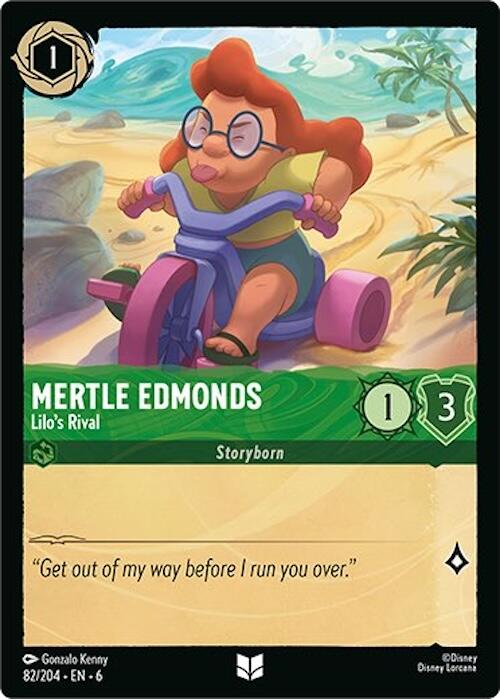 Mertle Edmonds - Lilo's Rival (82/204) [Azurite Sea] | Cards and Coasters CA