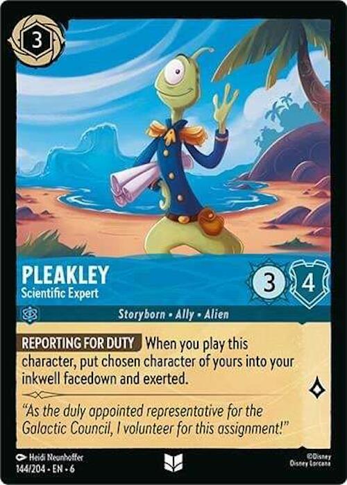 Pleakley - Scientific Expert (144/204) [Azurite Sea] | Cards and Coasters CA