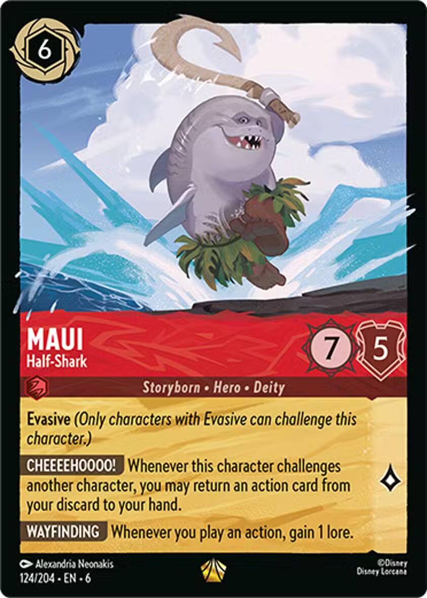 Maui - Half-Shark (124/204) [Azurite Sea] | Cards and Coasters CA