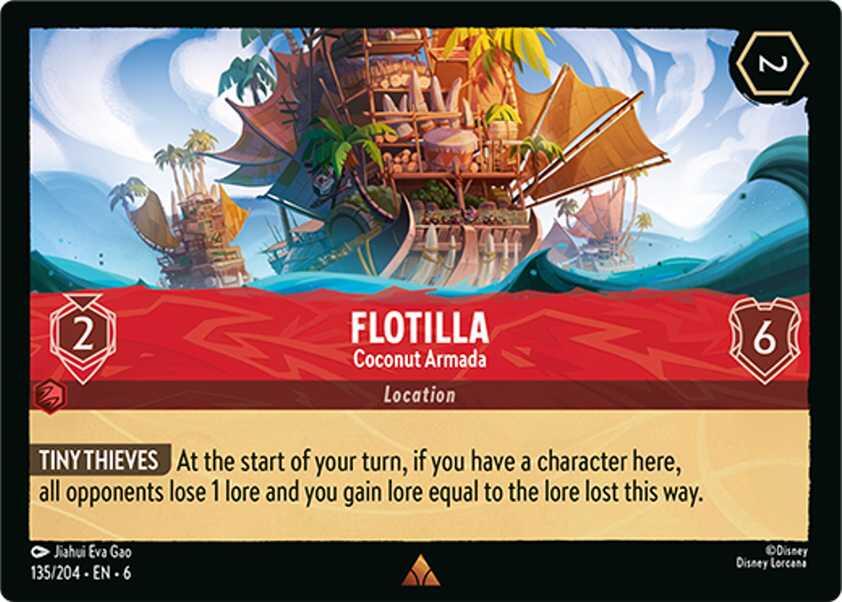 Flotilla - Coconut Armada (135/204) [Azurite Sea] | Cards and Coasters CA