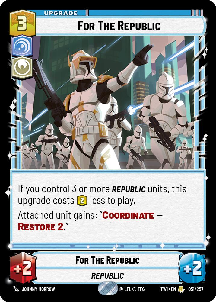 For The Republic (051/257) (051/257) [Twilight of the Republic] | Cards and Coasters CA