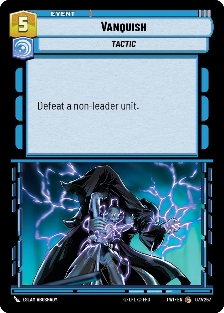 Vanquish (077/257) (077/257) [Twilight of the Republic] | Cards and Coasters CA
