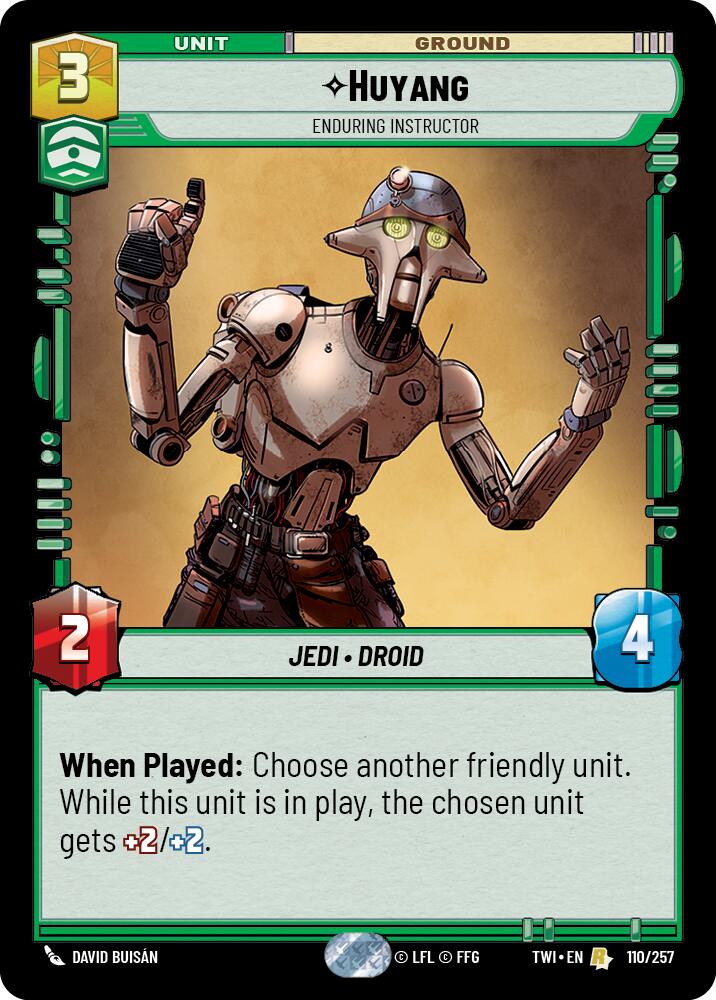 Huyang - Enduring Instructor (110/257) (110/257) [Twilight of the Republic] | Cards and Coasters CA