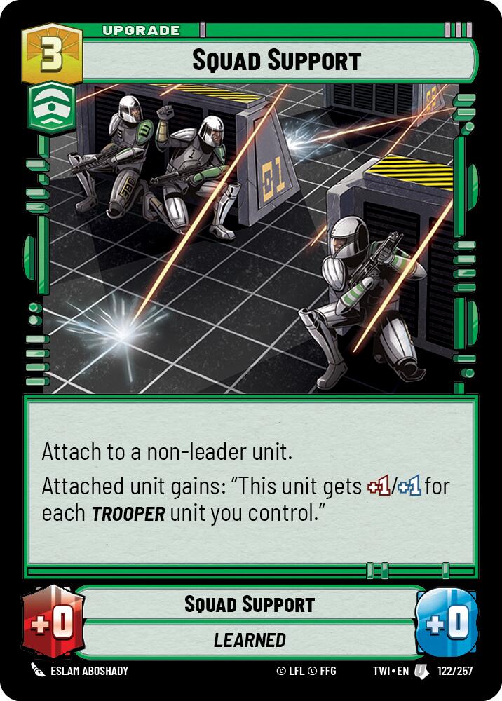 Squad Support (122/257) (122/257) [Twilight of the Republic] | Cards and Coasters CA
