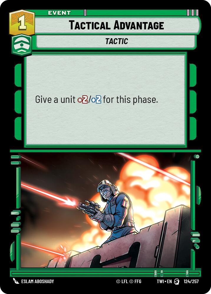 Tactical Advantage (124/257) (124/257) [Twilight of the Republic] | Cards and Coasters CA