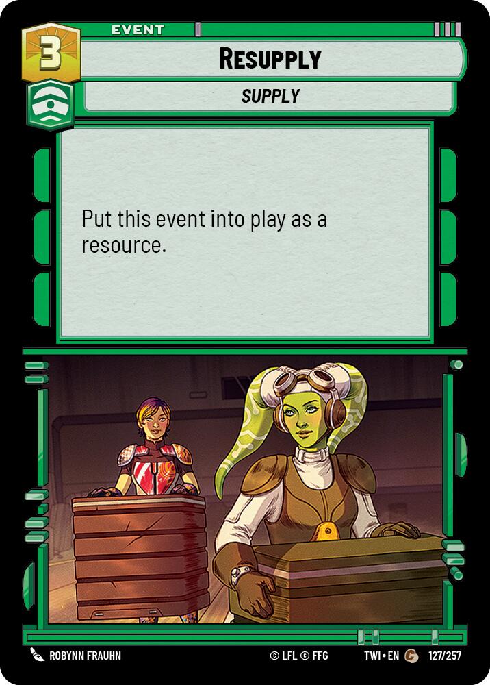Resupply (127/257) (127/257) [Twilight of the Republic] | Cards and Coasters CA