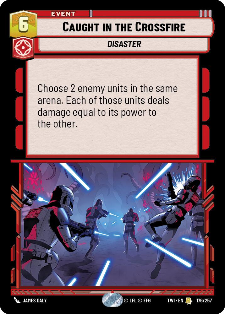 Caught in the Crossfire (176/257) (176/257) [Twilight of the Republic] | Cards and Coasters CA