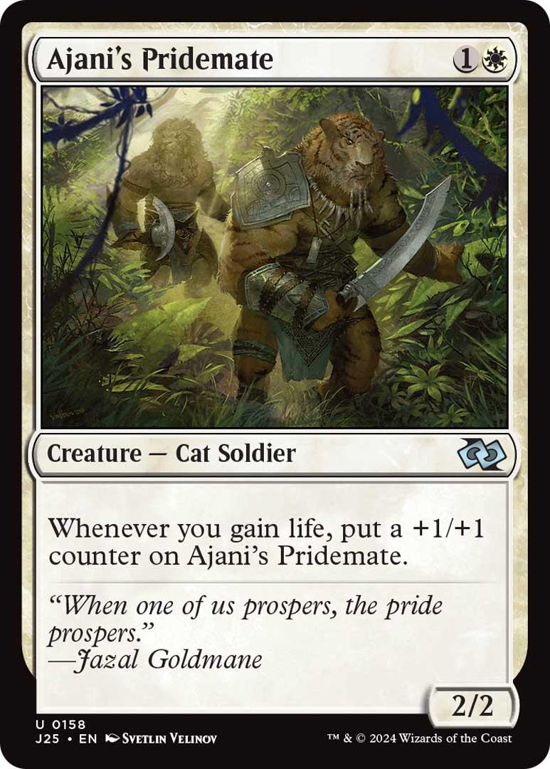 Ajani's Pridemate [Foundations Jumpstart] | Cards and Coasters CA