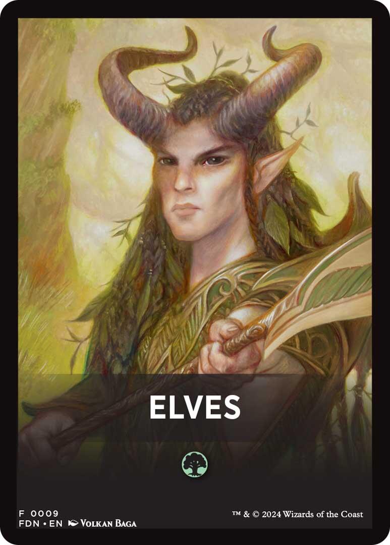 Elves Theme Card [Foundations Jumpstart Front Cards] | Cards and Coasters CA