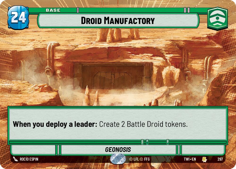 Droid Manufactory (297) (Hyperspace) (297) [Twilight of the Republic] | Cards and Coasters CA