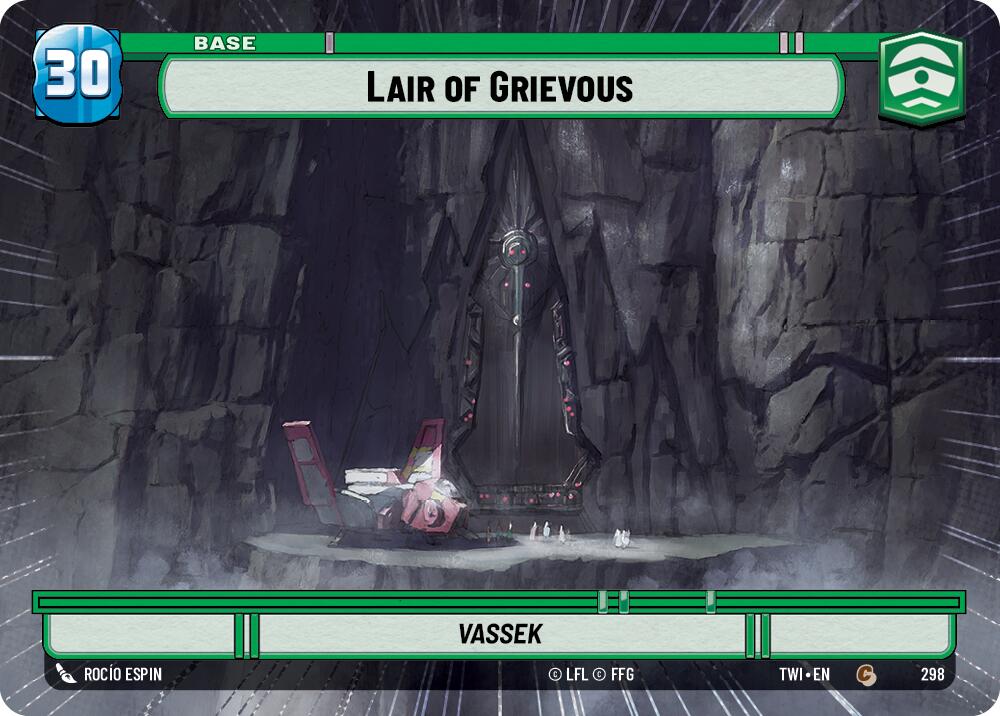 Lair of Grievous (298) (Hyperspace) (298) [Twilight of the Republic] | Cards and Coasters CA
