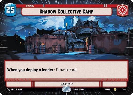 Shadow Collective Camp (300) (Hyperspace) (300) [Twilight of the Republic] | Cards and Coasters CA