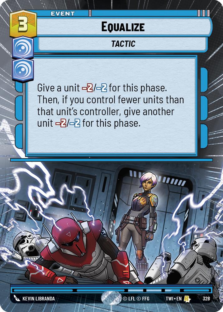Equalize (328) (Hyperspace) (328) [Twilight of the Republic] | Cards and Coasters CA