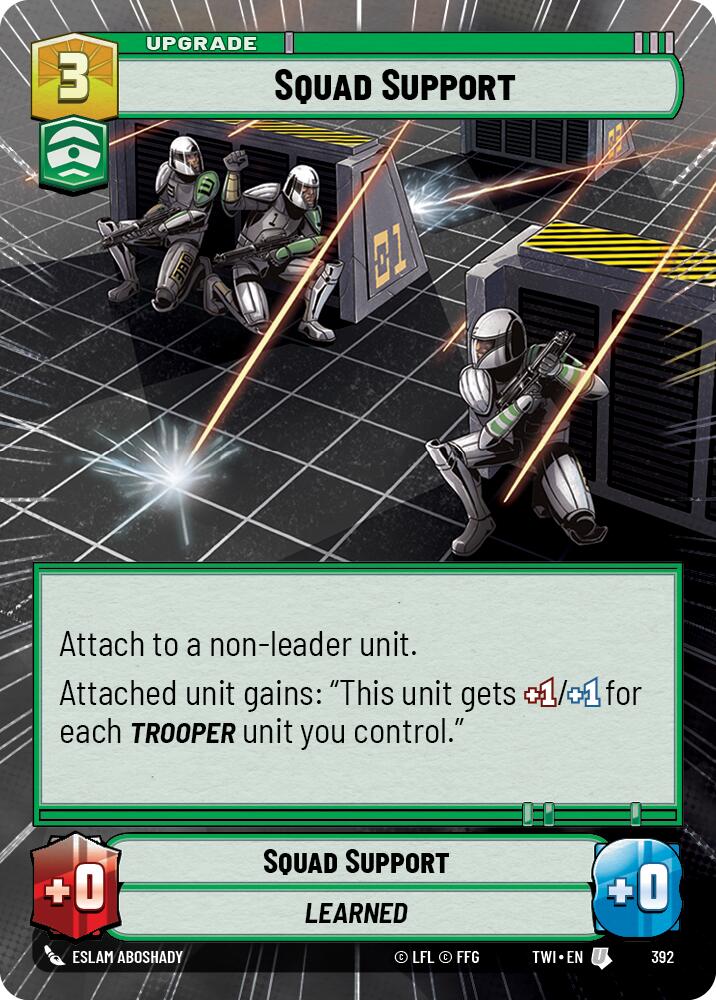 Squad Support (392) (Hyperspace) (392) [Twilight of the Republic] | Cards and Coasters CA