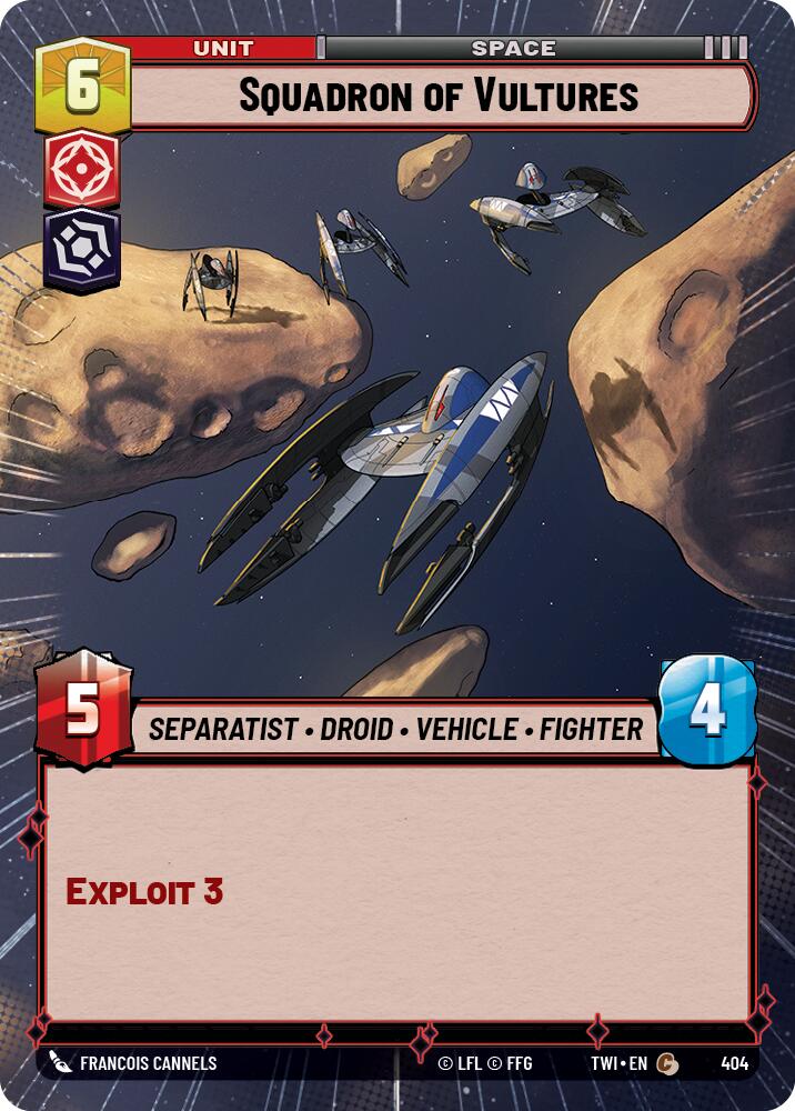 Squadron of Vultures (404) (Hyperspace) (404) [Twilight of the Republic] | Cards and Coasters CA