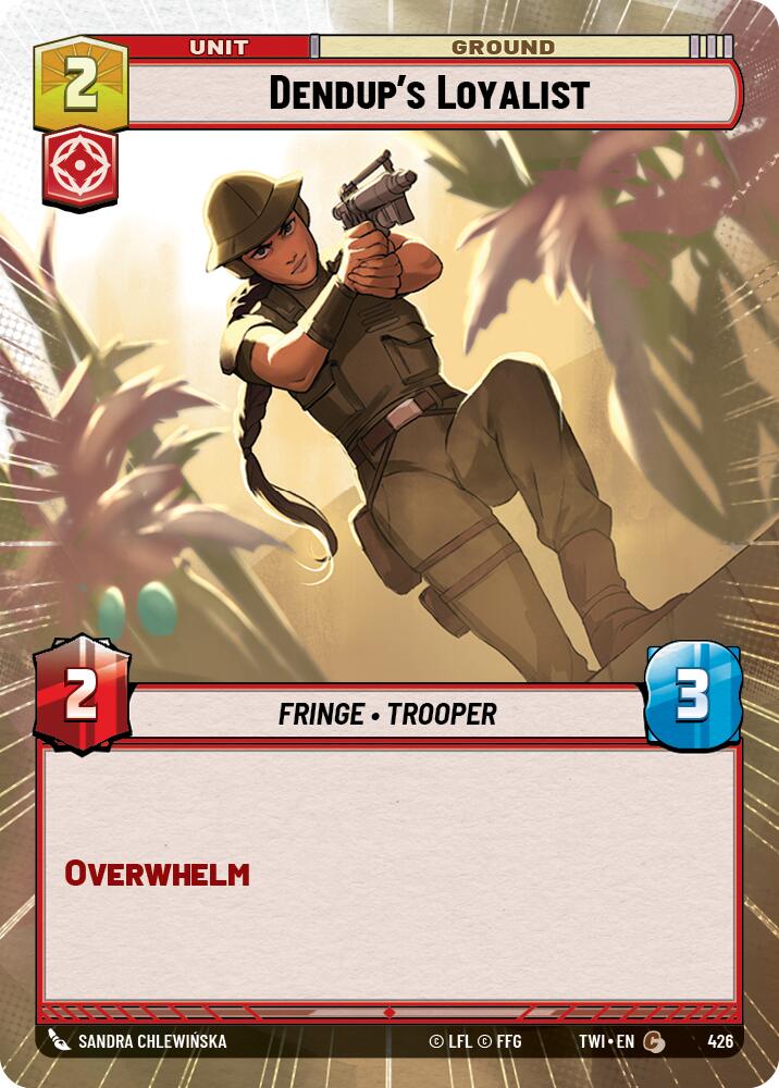 Dendup's Loyalist (426) (Hyperspace) (426) [Twilight of the Republic] | Cards and Coasters CA
