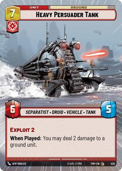 Heavy Persuader Tank (434) (Hyperspace) (434) [Twilight of the Republic] | Cards and Coasters CA