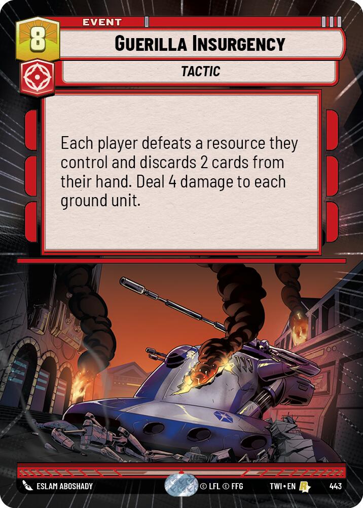 Guerilla Insurgency (443) (Hyperspace) (443) [Twilight of the Republic] | Cards and Coasters CA